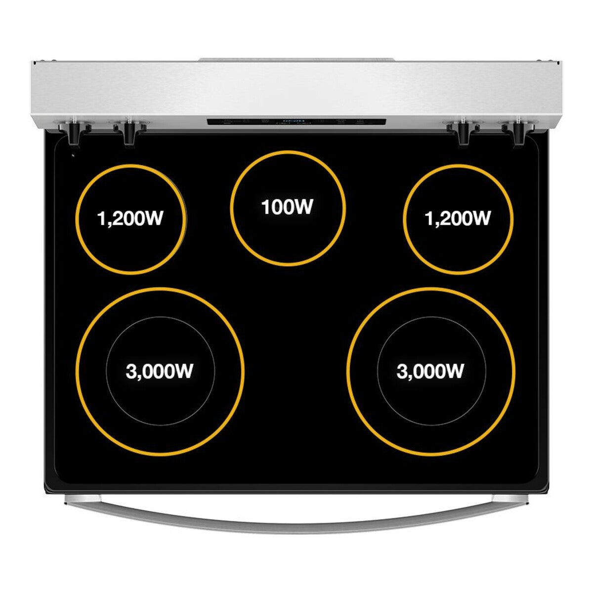 30-inch Electric Range with Air Cooking Technology and Steam Clean