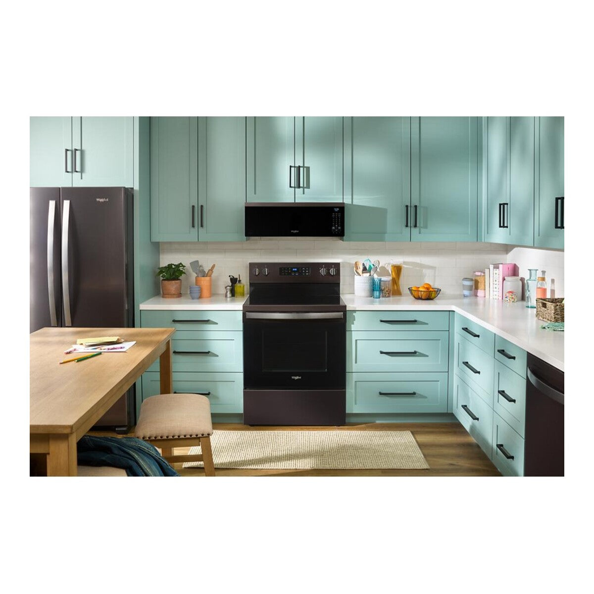 1.1 cu. ft. Smart Low Profile Microwave Hood Combination with 450 CRM 4-Speed Venting
