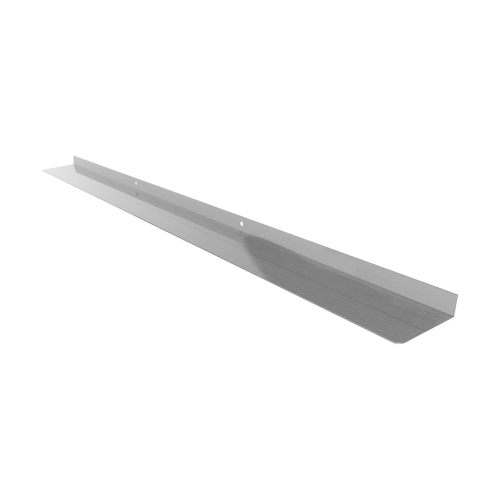 Silver metal flush mount vent deflector designed for 24-inch microwave drawers in Kitchen & Kitchenware collection