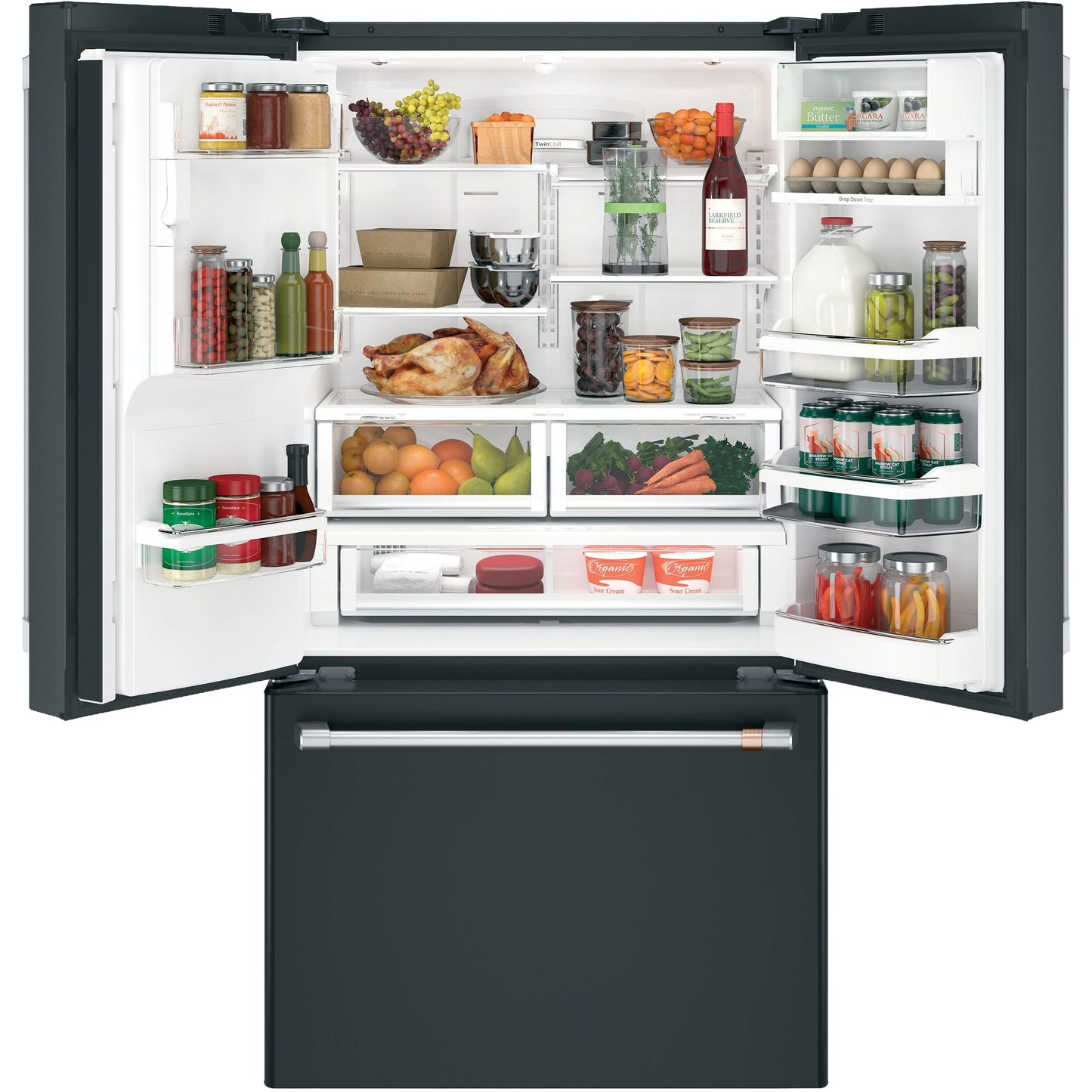 CAFÉ™ ENERGY STAR® 22.1 Cu. Ft. Smart Counter-Depth French-Door Refrigerator with Hot Water Dispenser