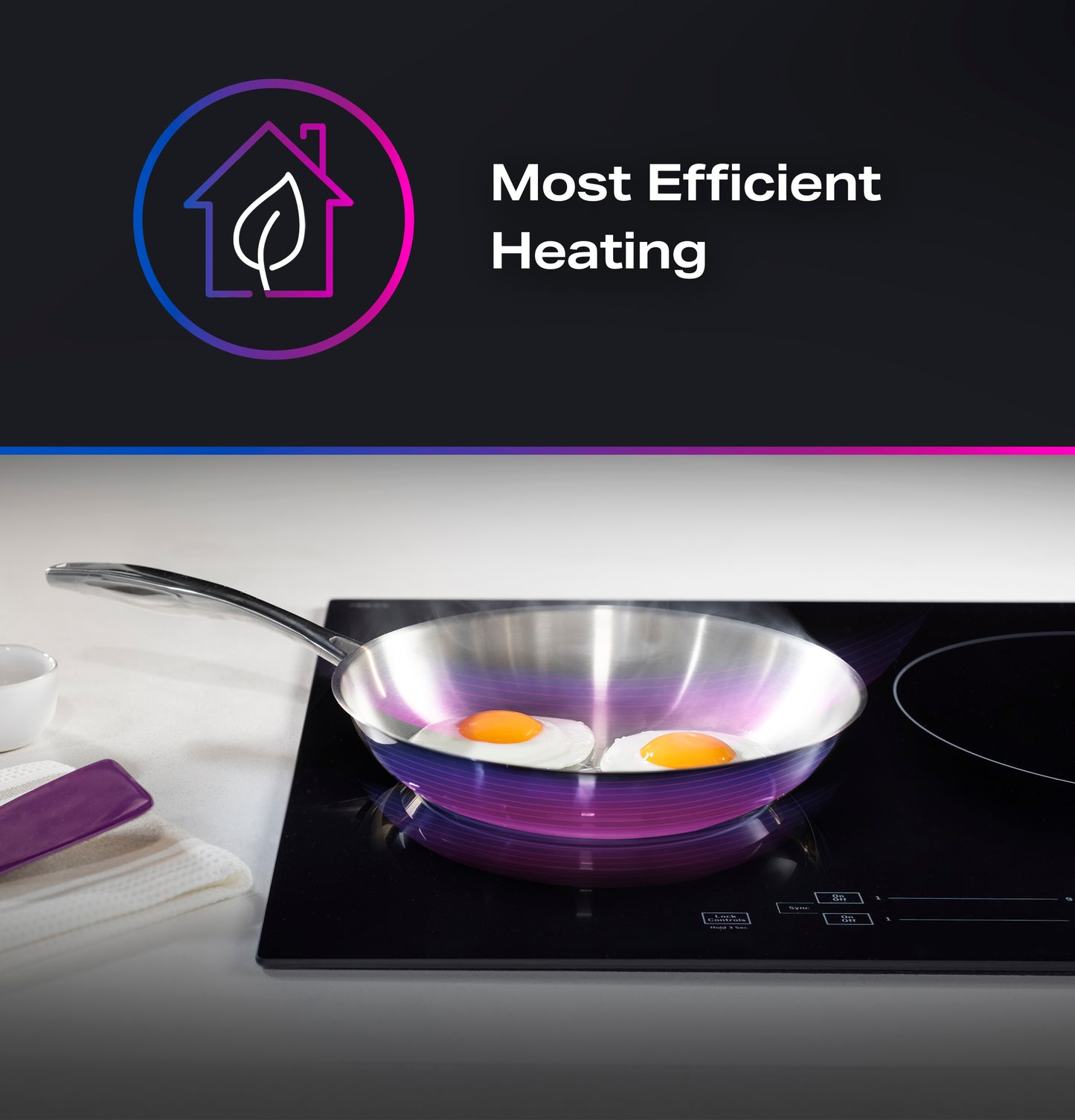 GE Profile™ ENERGY STAR® 30" Built-In Touch Control Induction Cooktop