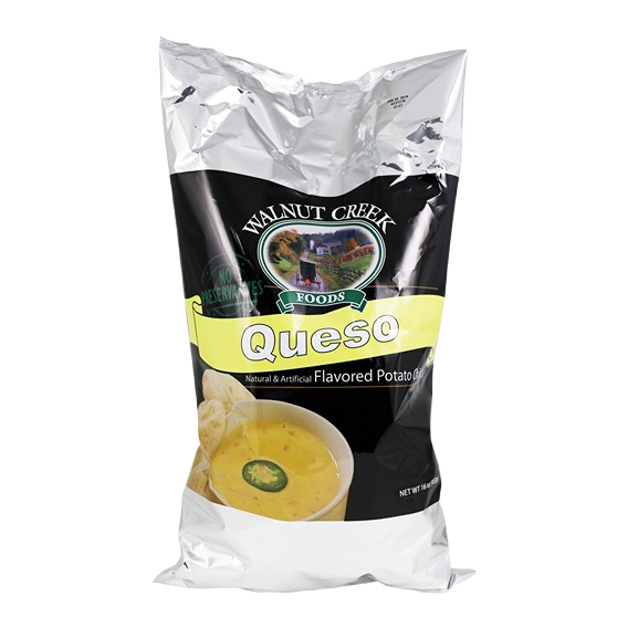 16 oz. bag of queso-flavored potato chips in Chips & Snacks and Food & Beverage collections under $50