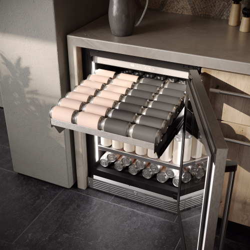 Silhouette Pro 24inch Under Counter Beverage Centre Panel Ready