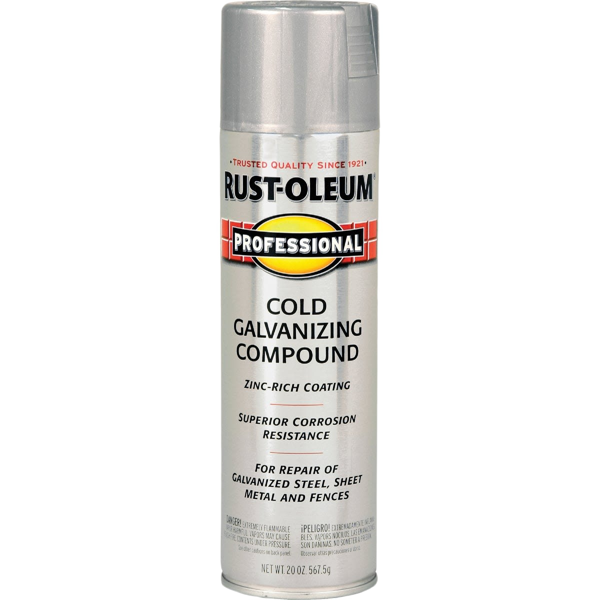 Rust-Oleum Professional cold galvanizing compound spray paint can for metal protection in home improvement tools under $50