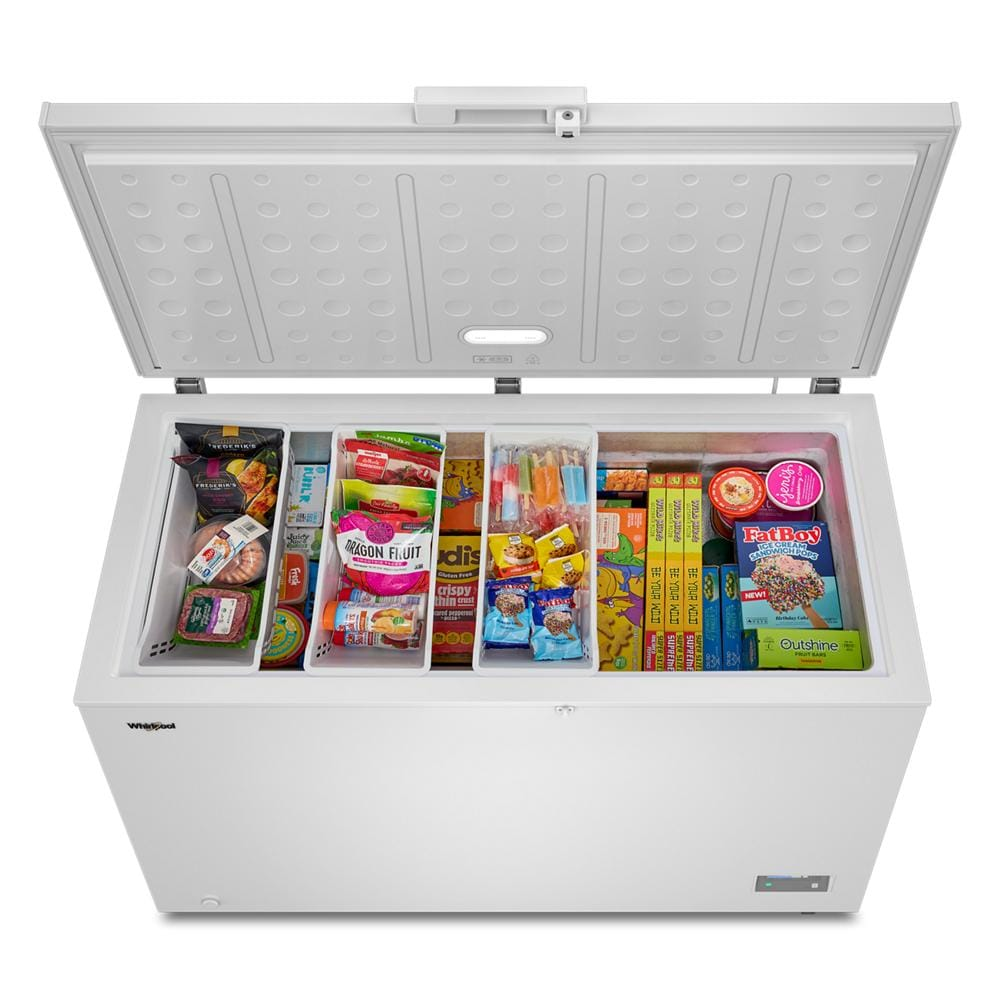 Whirlpool® 16 cu. ft. Convertible Freezer-to-Fridge Chest Freezer with 3 Storage Baskets