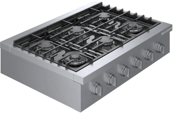 800 Series, Gas Rangetop, 36 ", Stainless steel