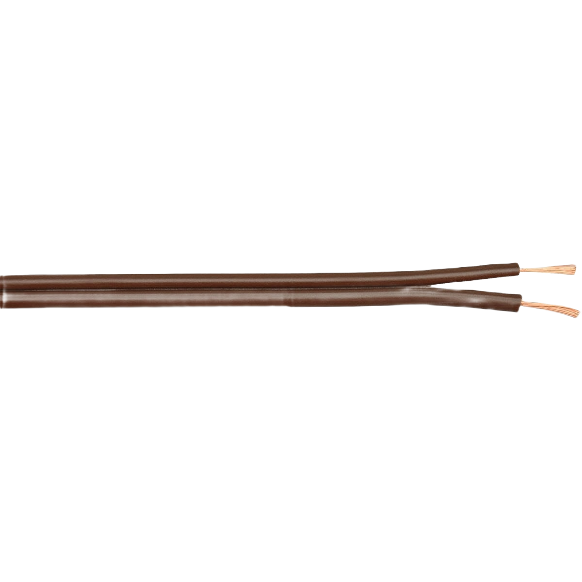 Brown thermoplastic insulated lamp cord wire for indoor electrical use in wire and home improvement collections under 100 dollars