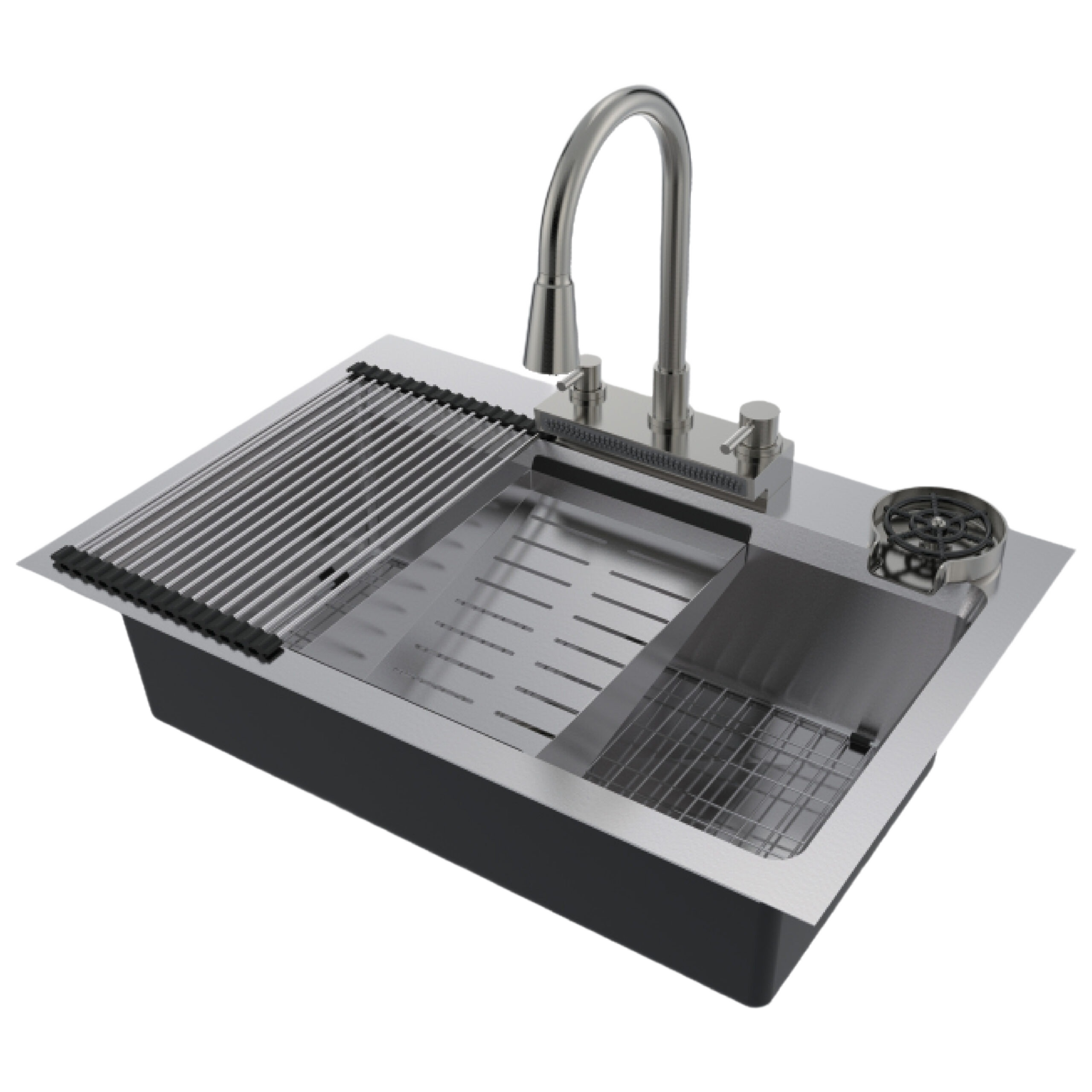CMI Drexmore Stainless Steel Work Station Sink Kit – Hartville