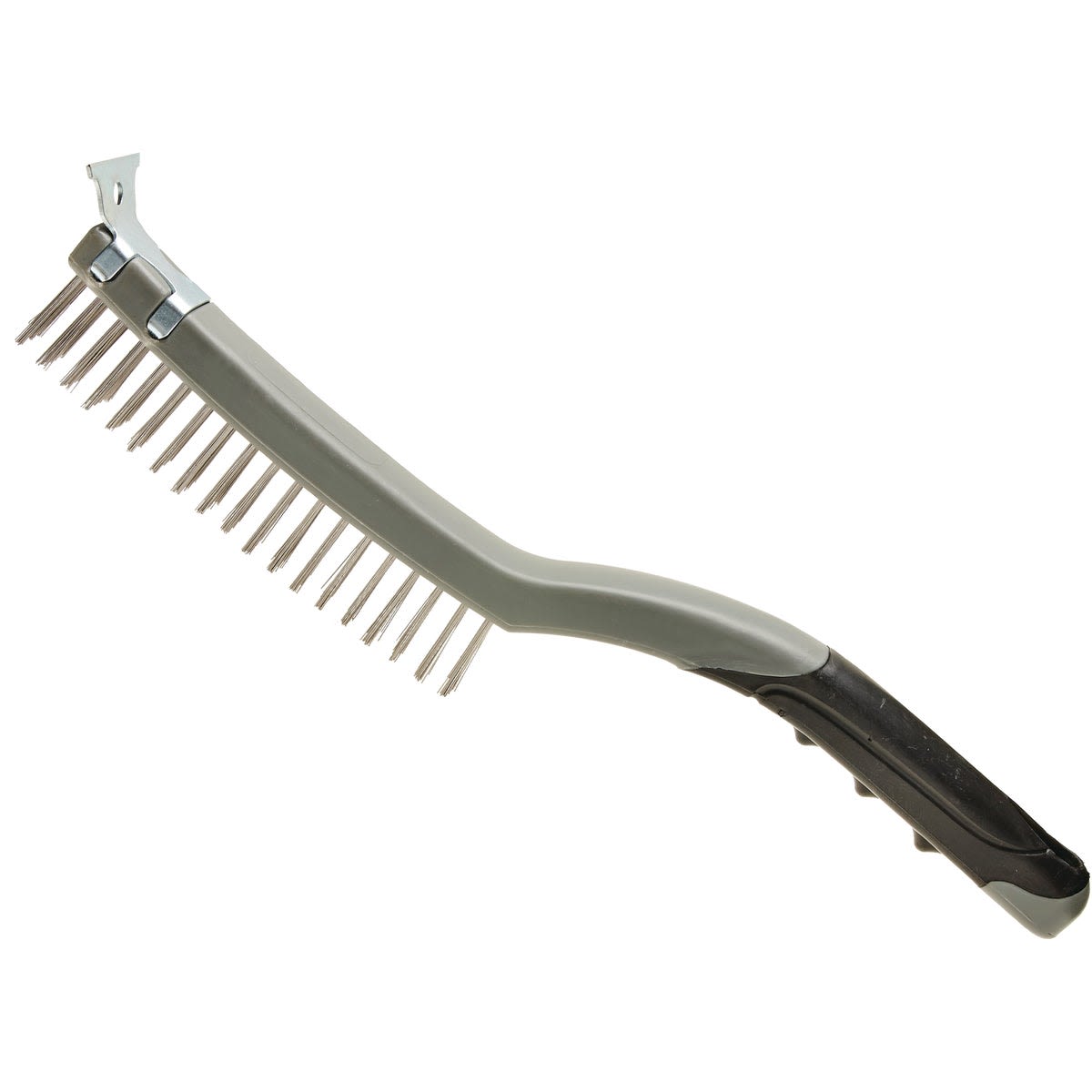 Long-handled stainless steel stripping brush with scraper for paint and surface cleaning in tools under $50 collection