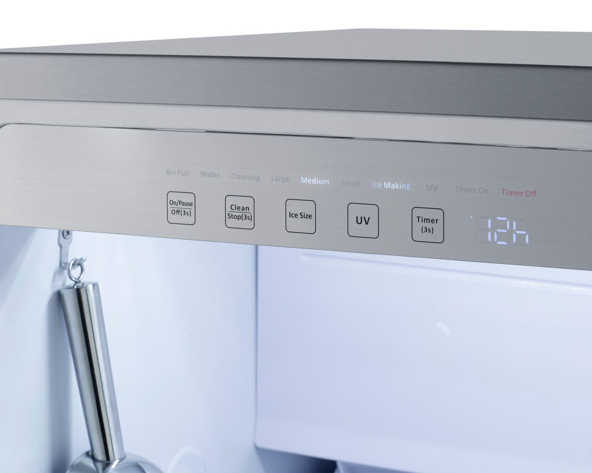 18" Wide Clear Icemaker