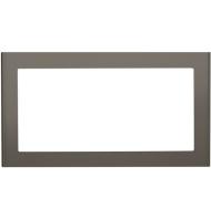 Gray metal trim kit frame designed for 30-inch built-in microwave installations in Kitchen & Kitchenware collection