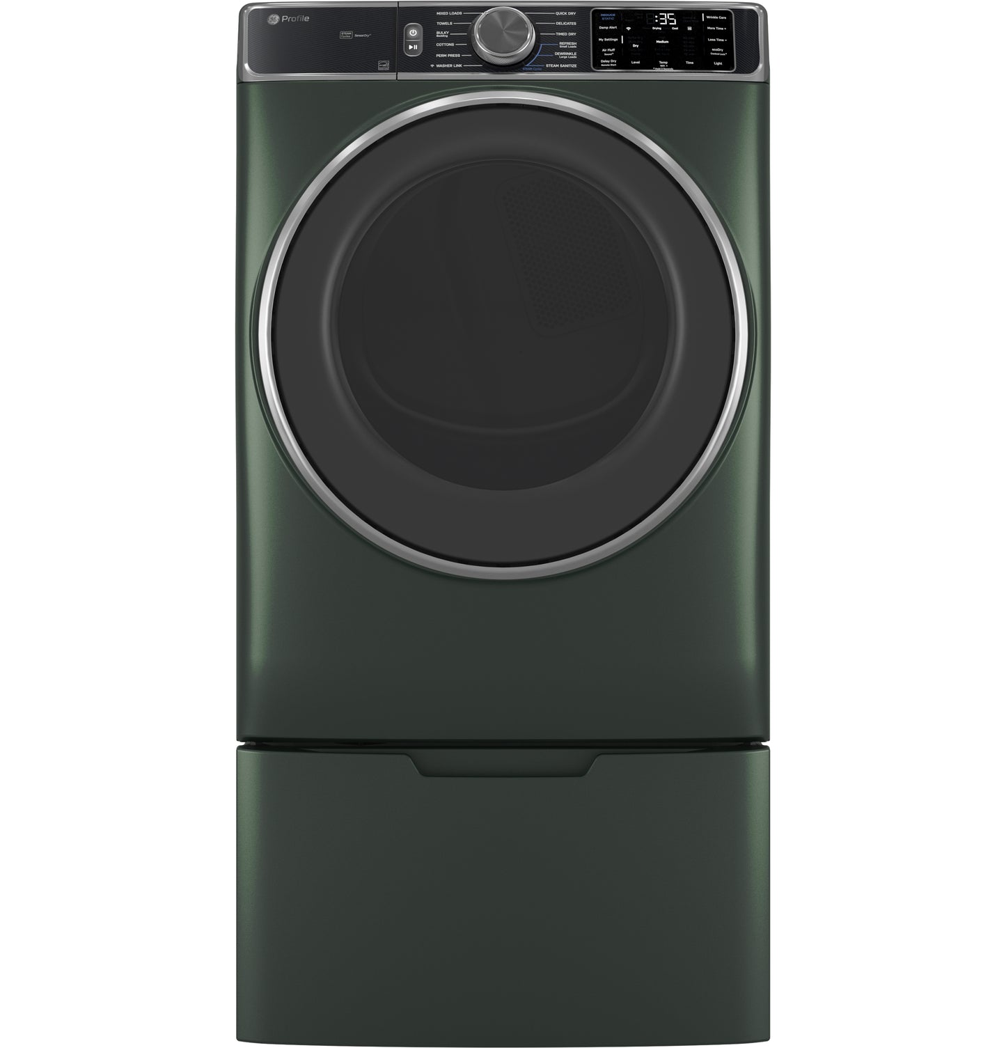 GE Profile™ ENERGY STAR® 7.8 cu. ft. Capacity Smart Front Load Electric Dryer with Steam and Sanitize Cycle