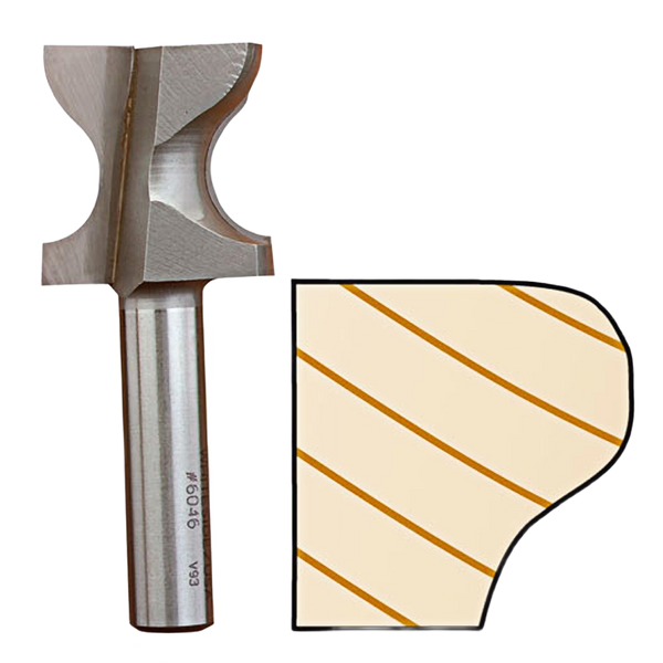 Whiteside Window Sill Edge & Finger Pull Router Bit 1/2
