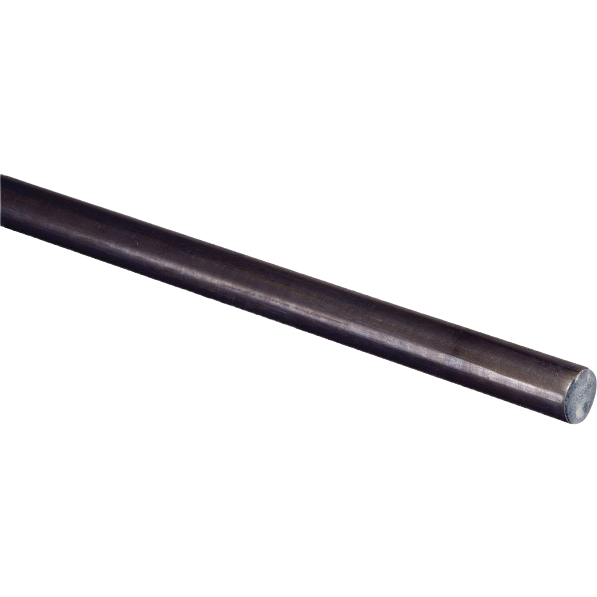 Cold rolled solid steel rod with smooth finish for durable use in home improvement and metalworking projects
