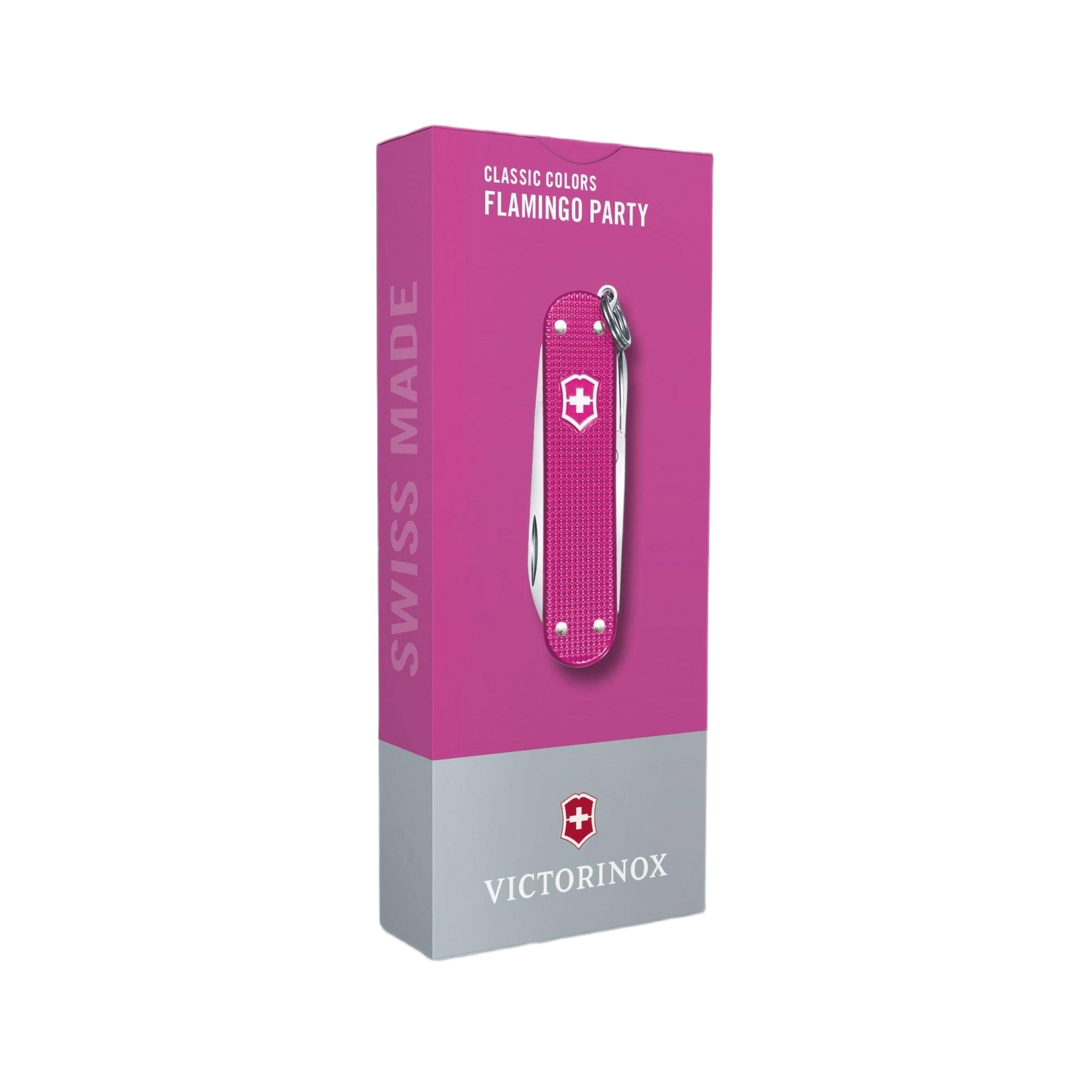 Victorinox Flamingo Party Alox pocket knife in packaging for cutting, hand, and woodworking tools under $50 collections