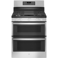 GE 30" Free-Standing Gas Double Oven Convection Range