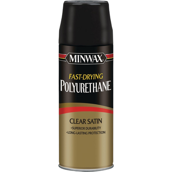 Minwax Clear Satin Polyurethane Spray 11.5 oz Fast-Dry – Hartville Hardware