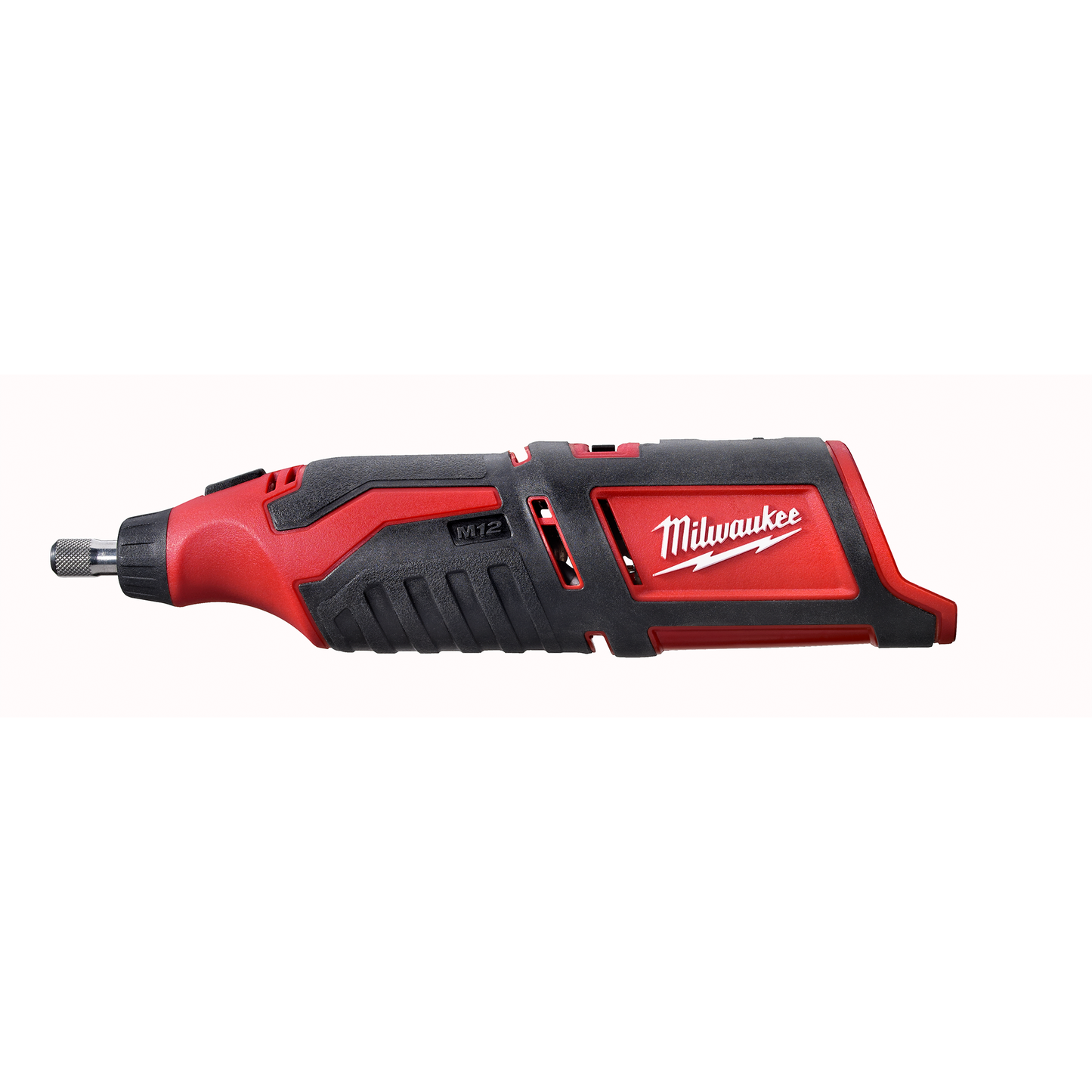 Compact red and black cordless rotary tool with ergonomic grip for precision tasks in home improvement projects
