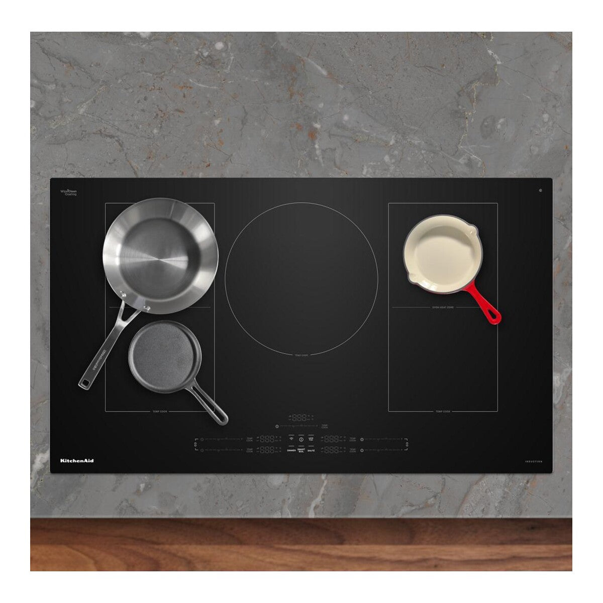 36" Temp Cook™ Induction Cooktop with 5 Cooking Zones