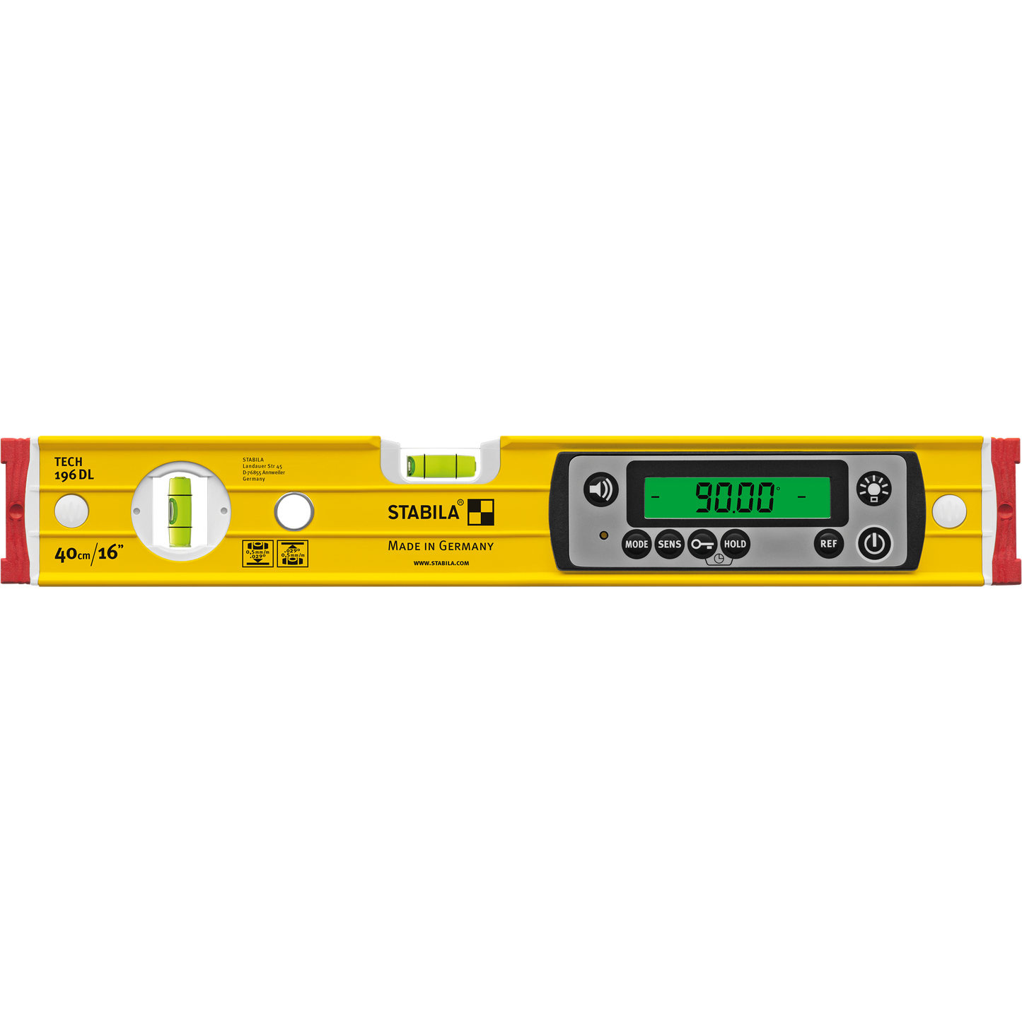 Stabila 16" (40cm) TECH 196 DL Digital Spirit Level w/Case