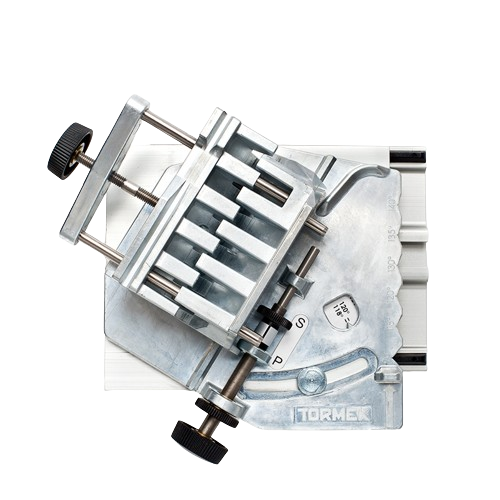 Adjustable metal drill bit sharpening jig with precision clamps and angle guides for tools and home improvement tasks