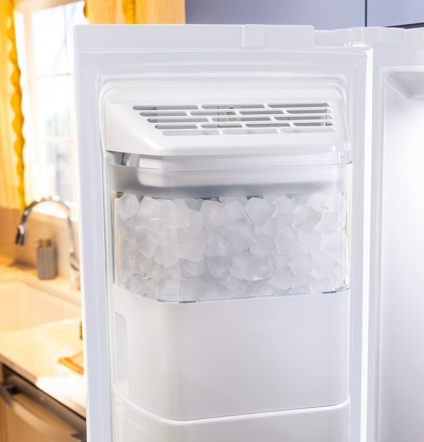 GE® 27.9 Cu. Ft. Side-By-Side Refrigerator with Extra Tall Dispenser and In-Door Icemaker