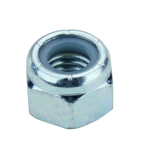 M10 lock nut with metal and nylon construction for secure fastening in John Deere parts and lubricants collection under $25