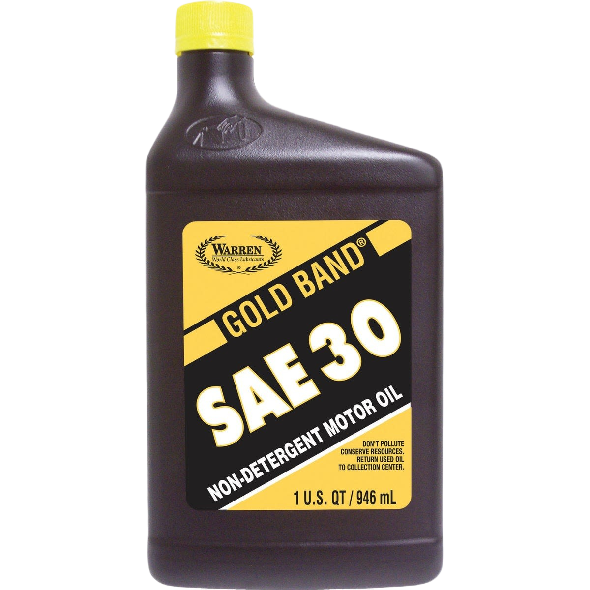 Plastic quart container of SAE 30 non-detergent motor oil for automotive use in lubricants and fluids collections