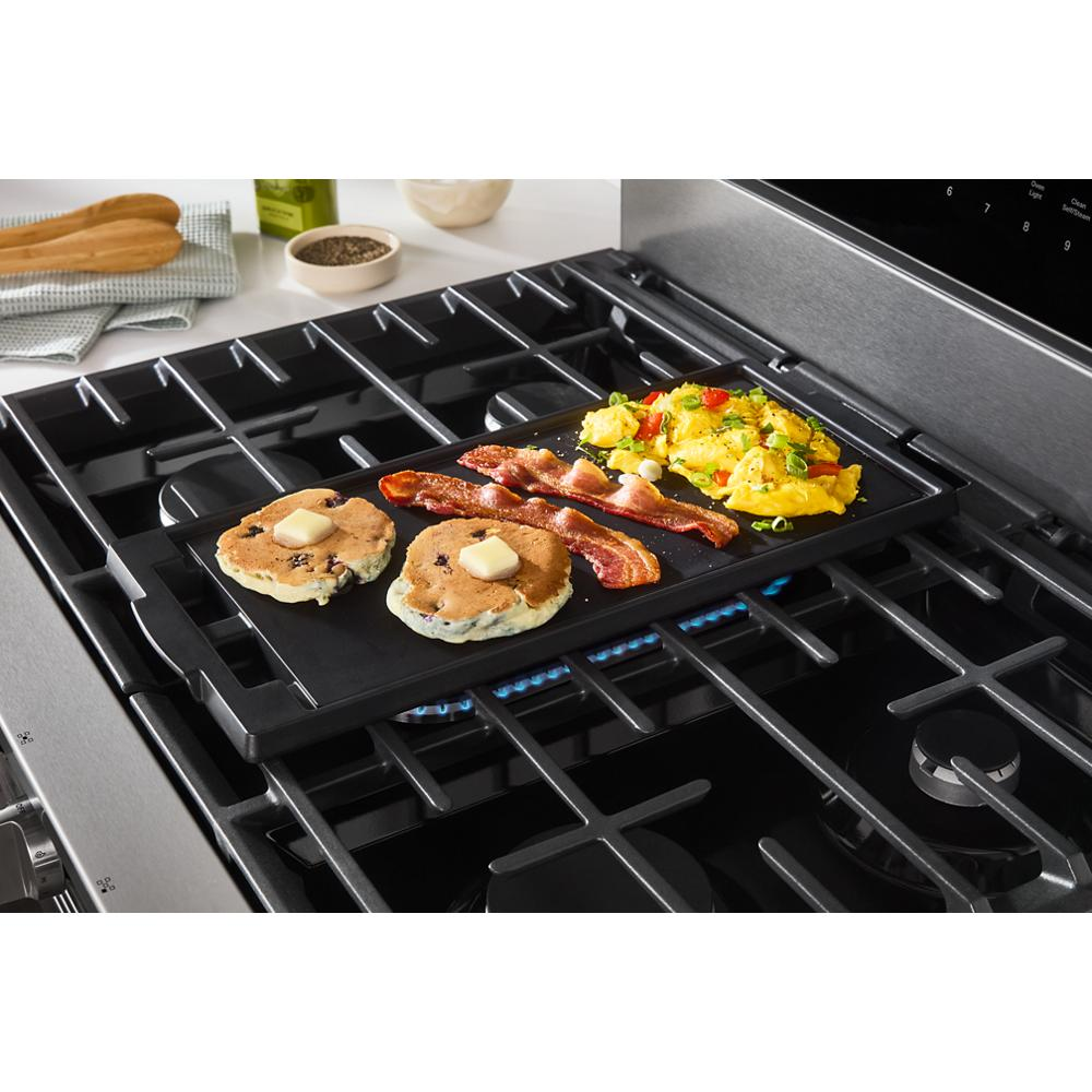 30-inch Smart Gas Range with Air Cooking Technology, No Preheat Air Fry, Steam/Self Clean and High Speed Preheat