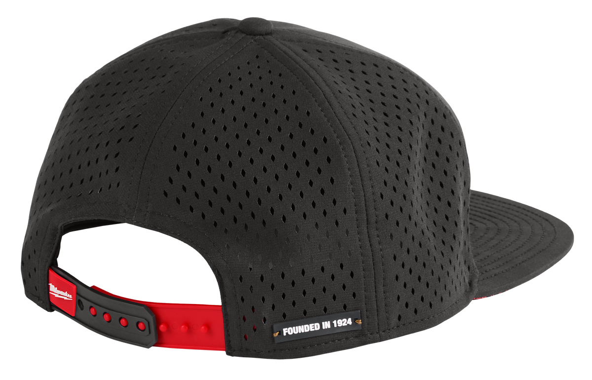 Milwaukee Black Flat Brim Snapback