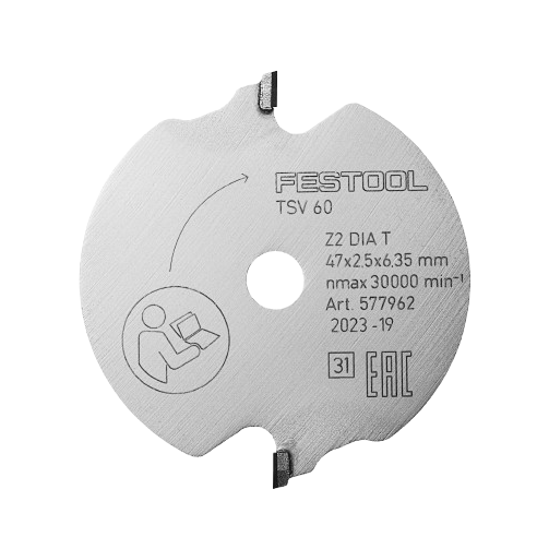 Circular fine cut scoring saw blade with metal teeth designed for precise woodworking in home improvement projects