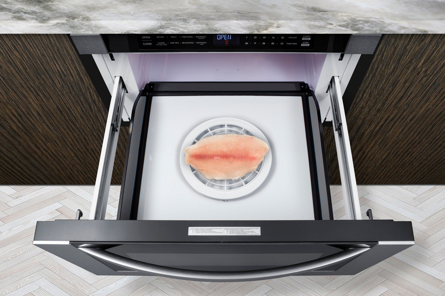 24" Wide Built-In Drawer Microwave