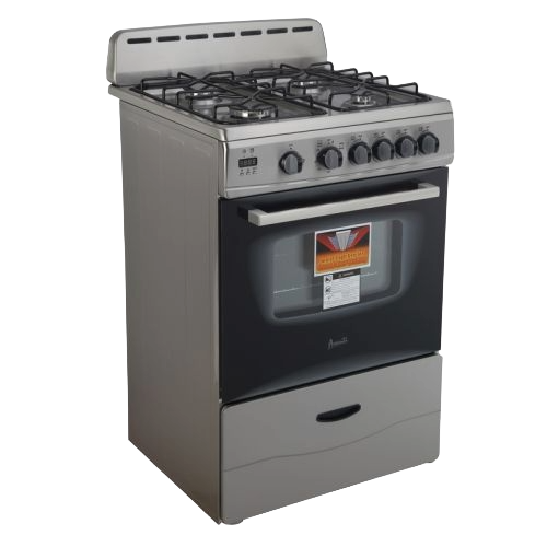 Avanti 24" Compact Gas Range Oven - Stainless Steel