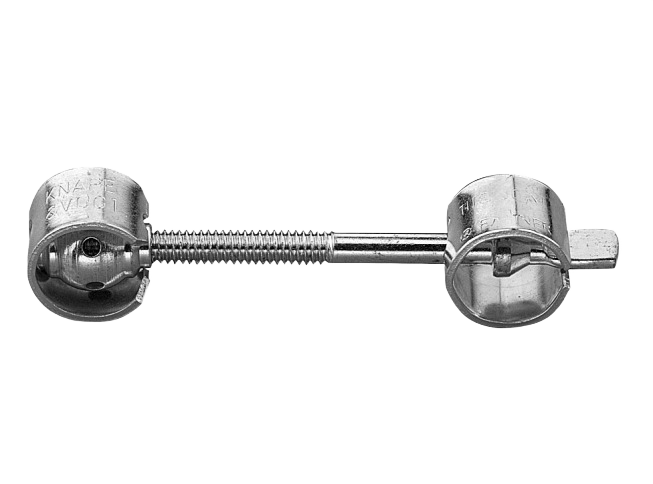 Metal joint fastener with adjustable center bar designed for connecting 3/4 inch wood in furniture hardware collection