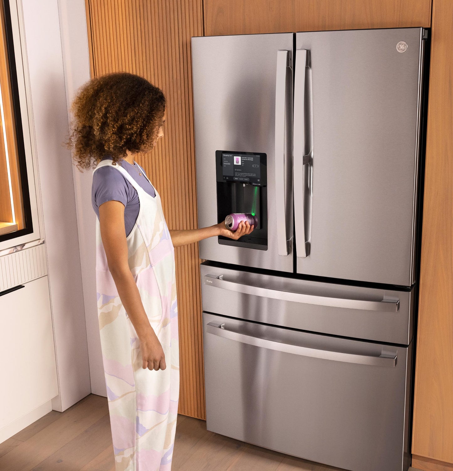 GE Profile™ ENERGY STAR® 27.9 Cu. Ft. Smart 4-Door French-Door Refrigerator with Kitchen Assistant™