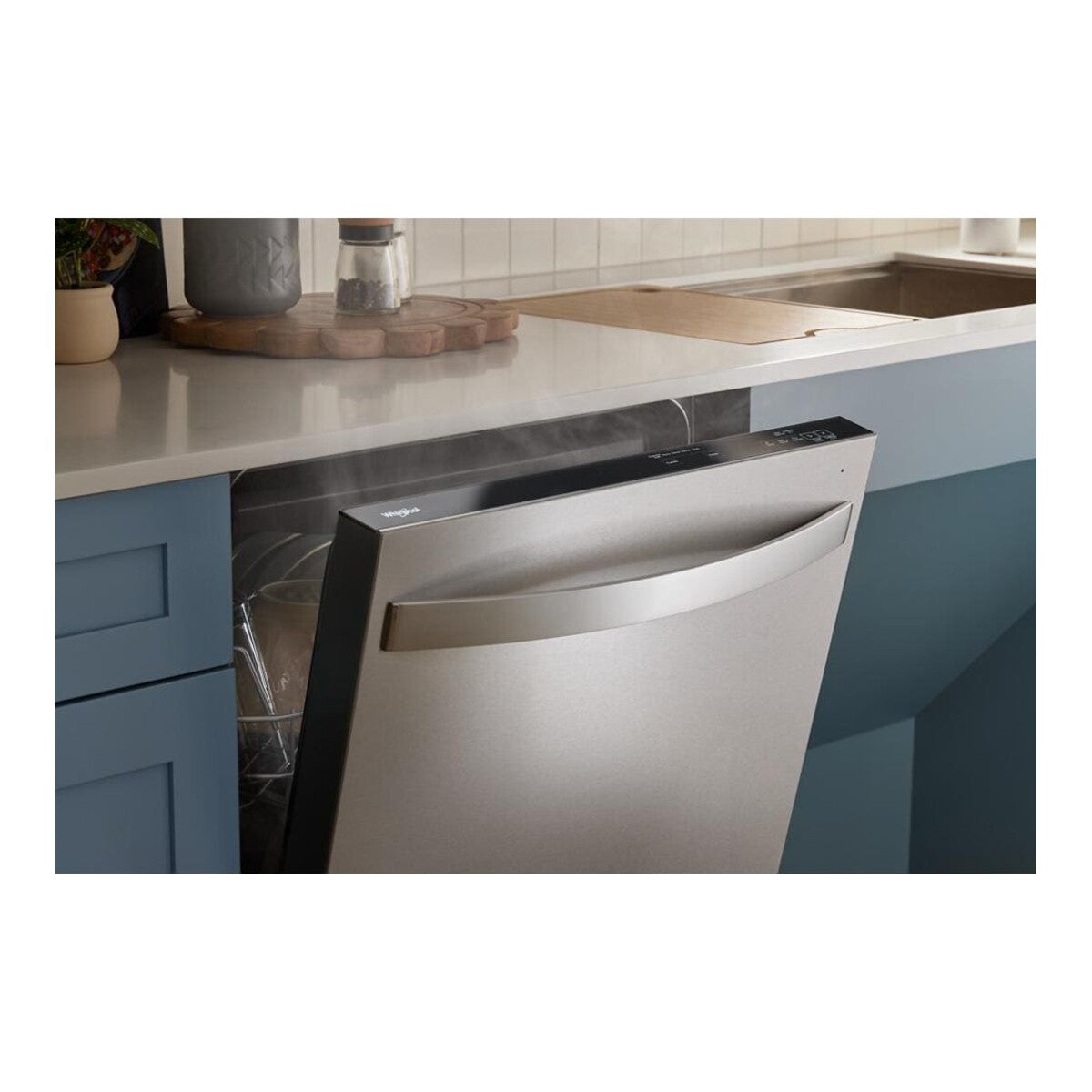 44 dBA ADA Compliant Dishwasher Flush with Cabinets with 3rd Rack