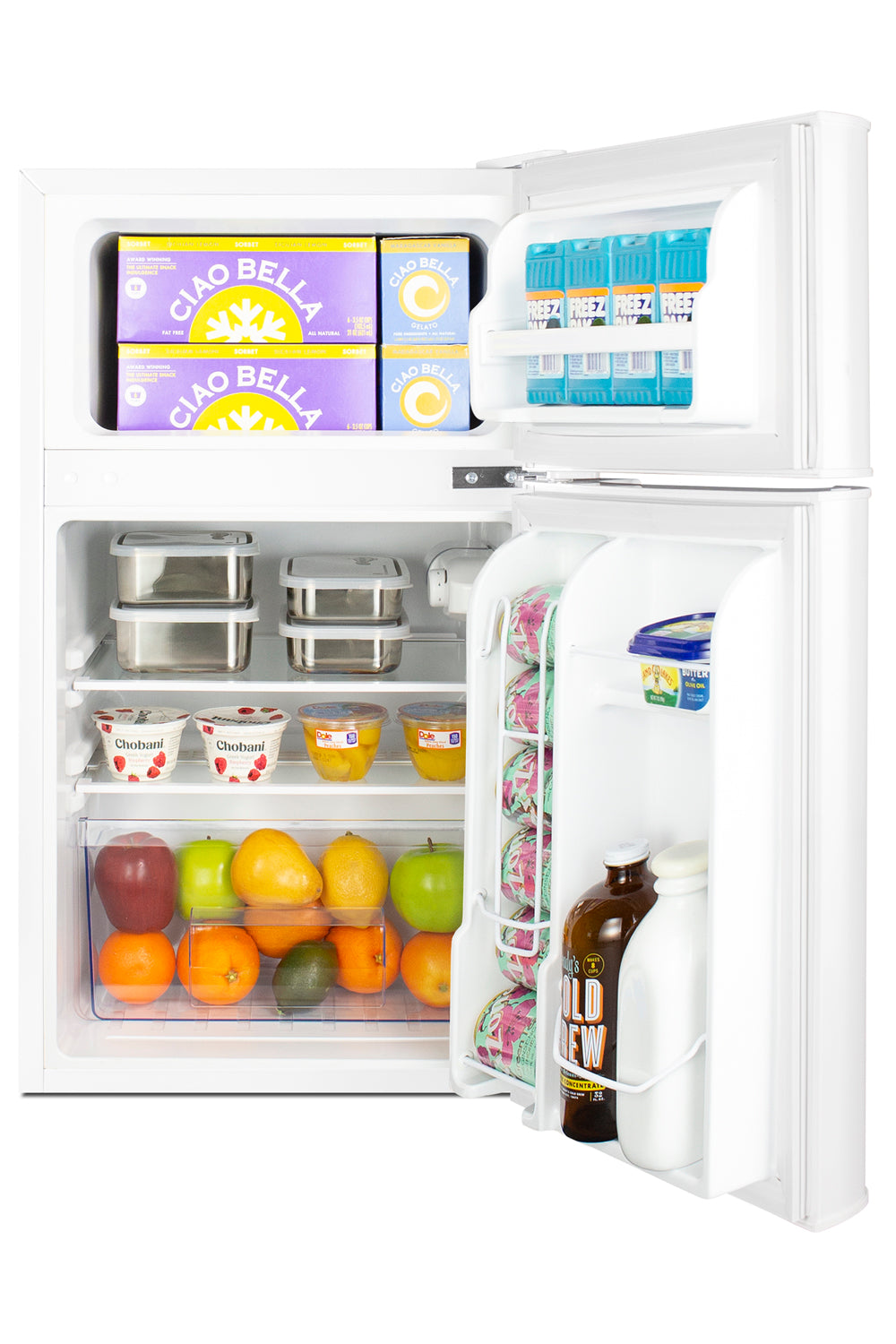 19" Wide 2-Door Refrigerator-Freezer