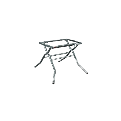 Metal folding stand with tool-less latches for portable saw support in power tool accessories collection