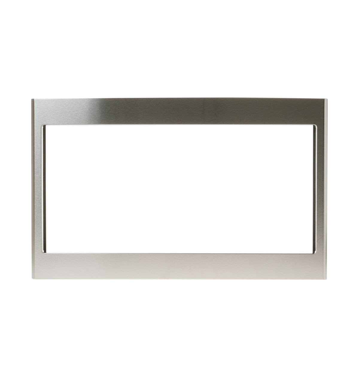 Stainless steel trim kit frame for built-in 27-inch microwave in kitchen appliances and home improvement collections