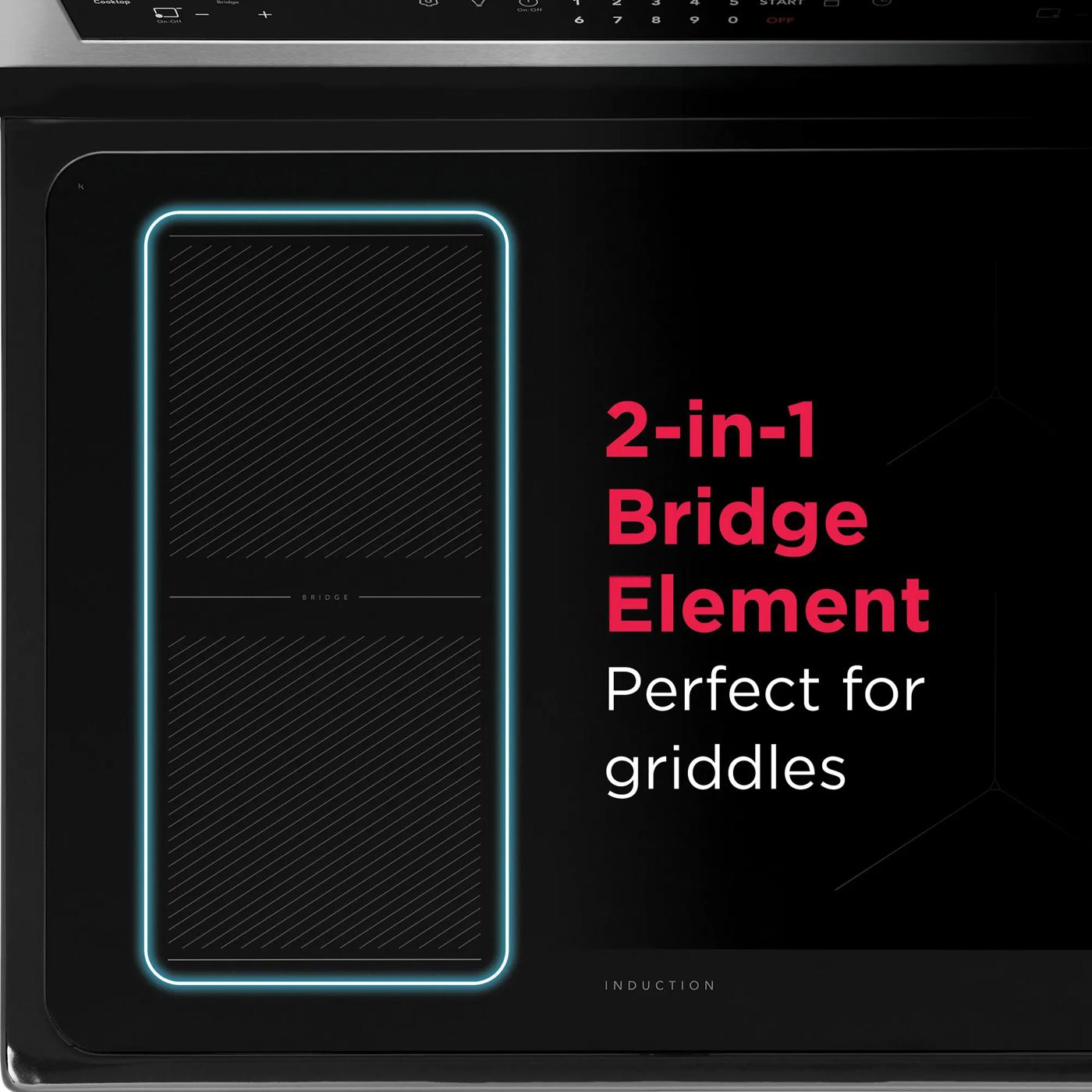 30" Freestanding Induction Range with Total Convection