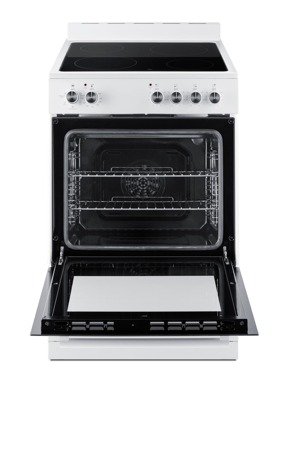 24" Wide Electric Smooth-Top Range