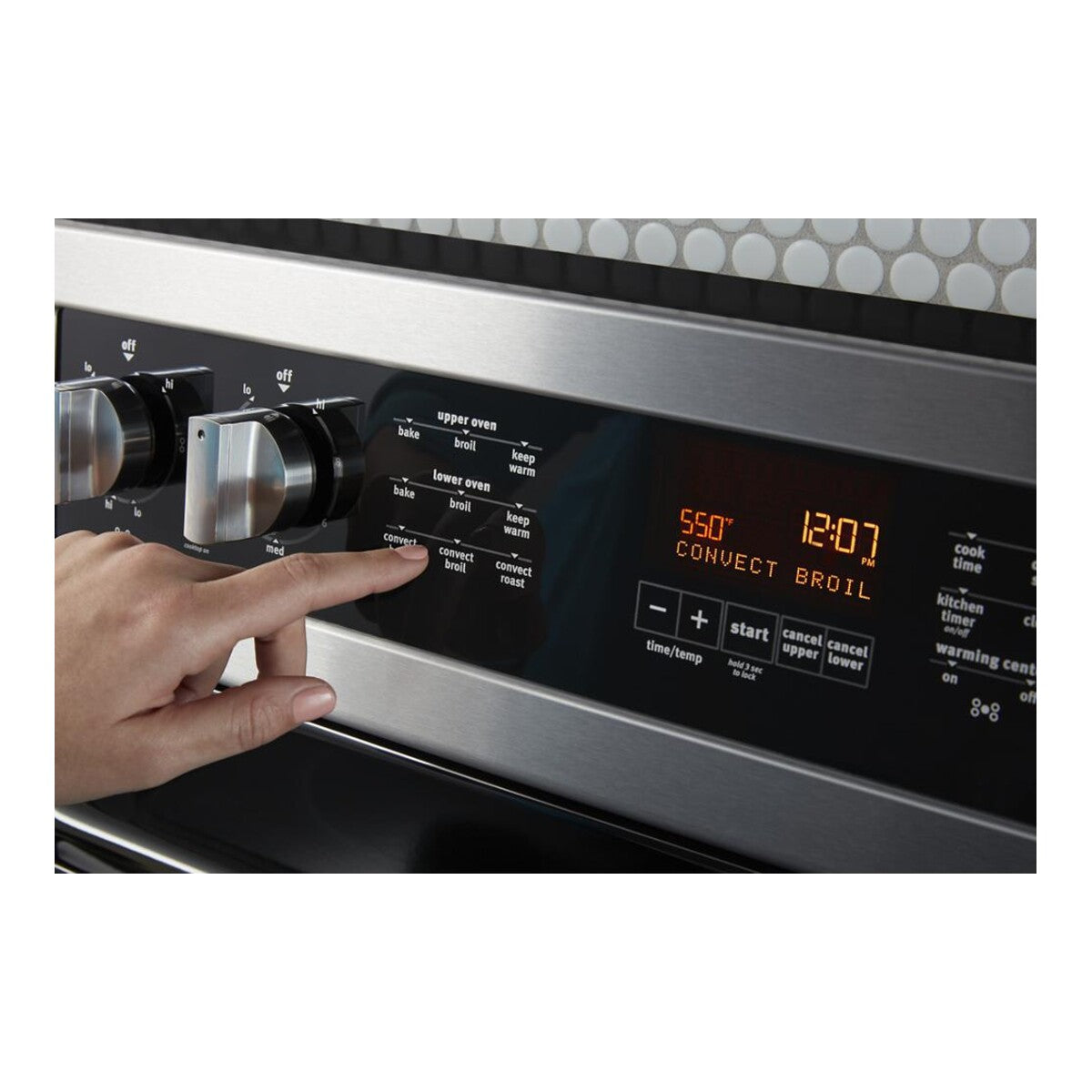 30-Inch Wide Double Oven Electric Range With True Convection - 6.7 Cu. Ft.