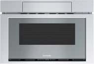 Built-in stainless steel MicroDrawer® microwave with digital display and sleek handle for modern kitchen appliances and home improvement