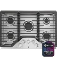 GE Profile™ 30" Built-In Gas Cooktop with 5 Burners