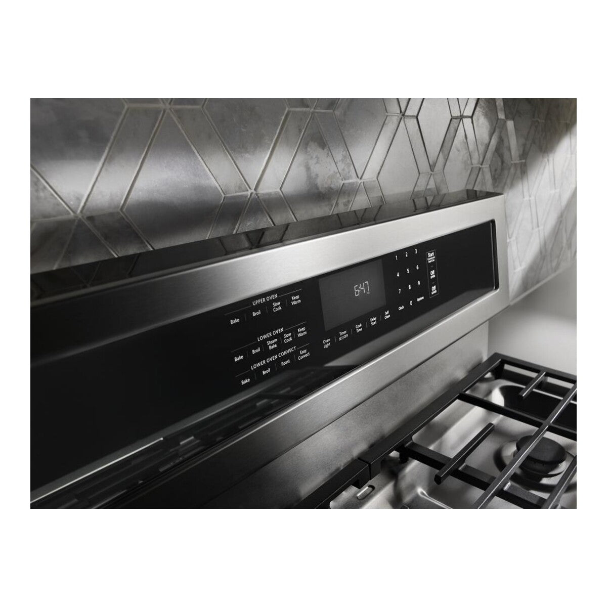 30-Inch 5 Burner Dual Fuel Double Oven Convection Range