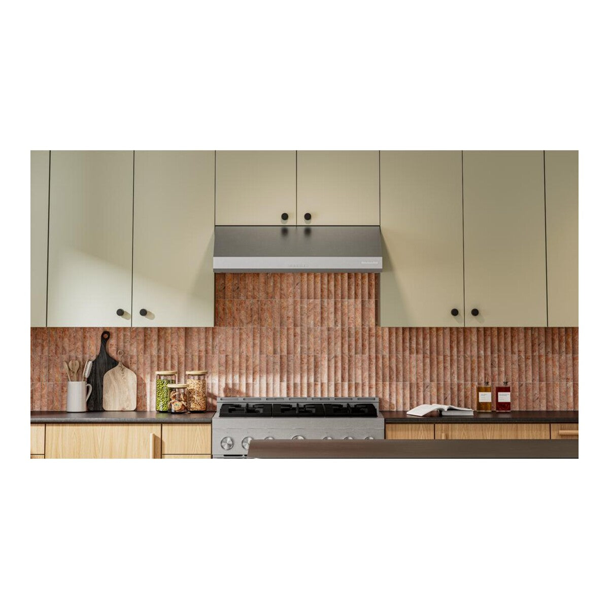 36" 585 CFM Motor Class Commercial-Style Under-Cabinet Range Hood System