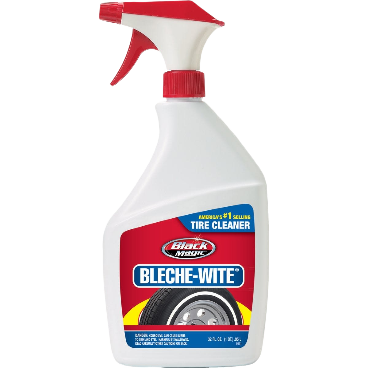 32 oz. spray bottle of Black Magic tire cleaner with red trigger, automotive and under $50 collections