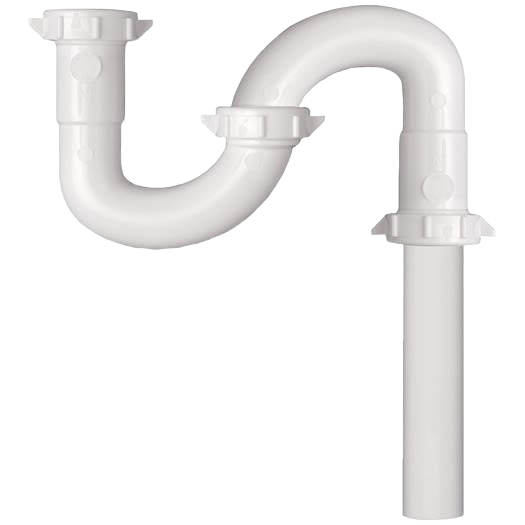 Do it Best 1-1/4" x 1-1/4" White Plastic S-Trap