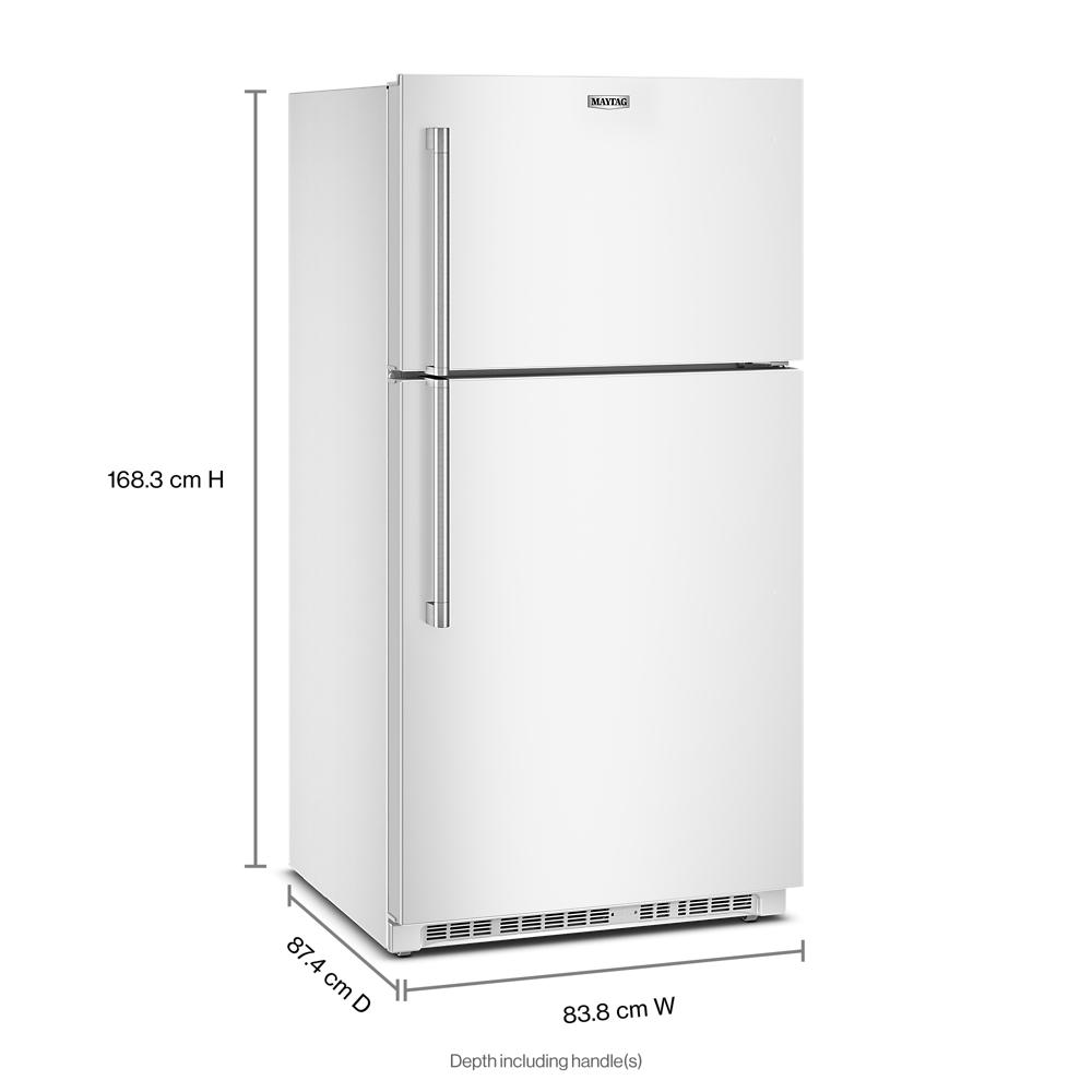 33-Inch Wide Top-Freezer Refrigerator with Garage Mode—21 Cu. Ft.