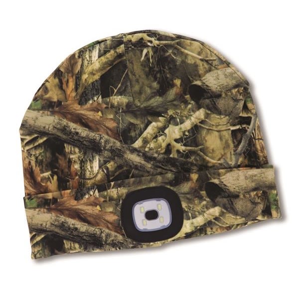 Camouflage patterned knit hat with built-in LED light, part of Clothing & Shoes and Accessories collections